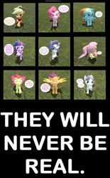 Size: 2499x4034 | Tagged: safe, derpibooru import, apple bloom, applejack, fluttershy, pinkie pie, rainbow dash, rarity, scootaloo, sweetie belle, twilight sparkle, twilight sparkle (alicorn), alicorn, earth pony, pegasus, pony, unicorn, 3d, angry, bedroom eyes, blushing, cute, embarrassed, female, floppy ears, glare, gmod, heart, i'm not cute, looking at you, mare, op is a cuck, open mouth, raised hoof, shy, smiling, spread wings, truth, tsunderainbow, tsundere, wide eyes