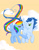 Size: 786x1017 | Tagged: safe, artist:magicsparkleface, rainbow dash, soarin', pegasus, pony, blank flank, female, male, shipping, soarindash, straight