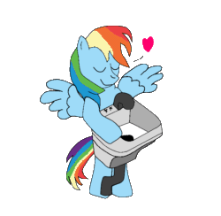 Size: 674x658 | Tagged: safe, artist:taijitu, rainbow dash, pegasus, pony, cargo ship, crack shipping, eyes closed, heart, kitchen sink, my little pony, rainbowsink, shipping, simple background, spread wings, transparent background, wingboner