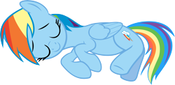 Size: 8143x3979 | Tagged: safe, artist:slb94, rainbow dash, pegasus, pony, simple background, transparent background, vector