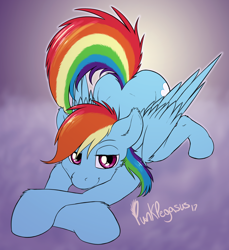 Size: 1700x1856 | Tagged: safe, artist:punk-pegasus, derpibooru import, rainbow dash, pegasus, pony, bedroom eyes, cute, looking at you, solo