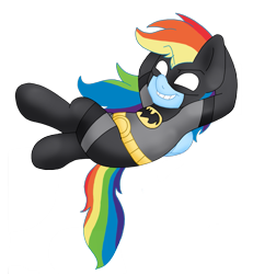 Size: 1013x1096 | Tagged: safe, artist:blackbewhite2k7, rainbow dash, pegasus, pony, batman, batmare, simple background, solo, transparent background, vector