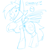 Size: 700x700 | Tagged: safe, artist:goat train, rainbow dash, pegasus, pony, armor, megaman battle network, monochrome, raised hoof, sketch, solo