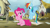 Size: 1920x1090 | Tagged: safe, derpibooru import, screencap, pinkie pie, rainbow dash, earth pony, pegasus, pony, the lost treasure of griffonstone, griffonstone