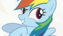 Size: 1136x640 | Tagged: safe, derpibooru import, rainbow dash, pegasus, pony, looking at you, low quality, needs more jpeg, solo, upscaled