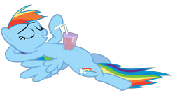 Size: 7000x3818 | Tagged: safe, artist:archive-alicorn, rainbow dash, pegasus, pony, simple background, solo, transparent background, vector