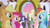 Size: 1280x720 | Tagged: safe, derpibooru import, screencap, applejack, fluttershy, pinkie pie, rainbow dash, rarity, spike, twilight sparkle, unicorn twilight, dragon, earth pony, pegasus, pony, unicorn, the crystal empire, spoiler:s03, aurora borealis, aurora crystialis, canterlot, female, male, mane seven, mane six, mare