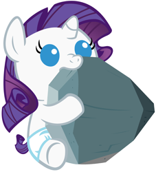 Size: 4000x4400 | Tagged: safe, artist:beavernator, rarity, tom, pony, unicorn, absurd resolution, babity, baby, baby pony, diaper, female, filly, foal, simple background, white background