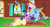 Size: 1360x729 | Tagged: safe, derpibooru import, screencap, fluttershy, rainbow dash, twilight sparkle, pegasus, pony, dragon quest, dragging, eyes closed, fluttershy's cottage, fluttershy's cottage (interior), flying, mouth hold, tail pull