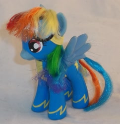 Size: 2073x2145 | Tagged: safe, artist:gryphyn-bloodheart, rainbow dash, pegasus, pony, brushable, custom, toy, wonderbolts, wonderbolts uniform