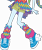 Size: 6989x8356 | Tagged: safe, artist:teentitansfan201, derpibooru import, edit, rainbow dash, equestria girls, legend of everfree, absurd resolution, boots, camp fashion show outfit, cropped, legs, pictures of legs, simple background, solo, transparent background, vector, vector edit