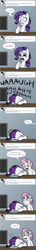 Size: 1160x8117 | Tagged: safe, artist:lemondevil, rarity, sweetie belle, pony, unicorn, ask, biporarity, comic, computer, crying, duo, duo female, female, filly, hat, mare, sad, top hat