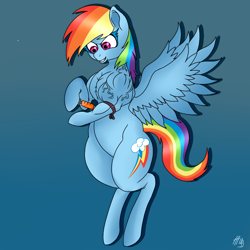 Size: 1024x1024 | Tagged: safe, artist:sovereignbooty, rainbow dash, pegasus, pony, fetish, muscle expansion, muscle fetish, muscles, rainbuff dash, sequence, someone got their idea of muscle definition from akira, steroids