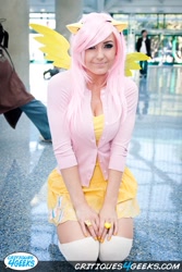 Size: 512x768 | Tagged: source needed, safe, fluttershy, human, clothes, cosplay, irl, irl human, jessica nigri, photo, sweater, sweatershy