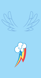 Size: 400x750 | Tagged: safe, artist:s.guri, rainbow dash, cutie mark, no pony, simple background, wings