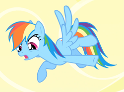 Size: 1235x923 | Tagged: safe, screencap, rainbow dash, pegasus, pony, bats!, cropped, female, flying, mare, solo