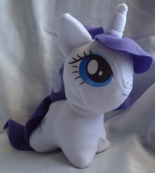 Size: 576x640 | Tagged: safe, artist:rawrsuitgirl, rarity, pony, unicorn, female, irl, mare, photo, plushie, solo