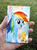 Size: 622x833 | Tagged: safe, artist:strange-1, rainbow dash, pegasus, pony, painting, traditional art, watercolor painting