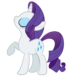 Size: 6600x7600 | Tagged: dead source, safe, artist:thehellbean, rarity, pony, unicorn, .svg available, absurd resolution, eyes closed, female, mare, raised hoof, simple background, solo, transparent background, vector