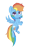 Size: 1200x2000 | Tagged: safe, artist:kameomia, derpibooru import, rainbow dash, pegasus, pony, flying, simple background, solo, transparent background