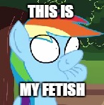 Size: 147x149 | Tagged: safe, artist:animatedjames, rainbow dash, pegasus, pony, :3, meme, that is my fetish