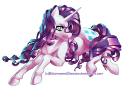 Size: 600x424 | Tagged: safe, artist:foervraengd, rarity, pony, unicorn, female, mare, outline, prone, realistic, simple background, solo, transparent background