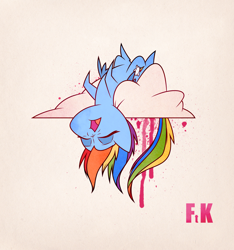 Size: 2660x2839 | Tagged: safe, artist:fluttershythekind, rainbow dash, pegasus, pony, cloud, on back, simple background, sleeping, solo