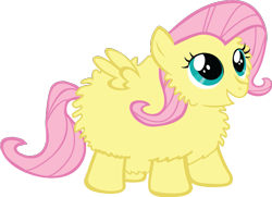 Size: 757x549 | Tagged: safe, fluttershy, fluffy pony, pegasus, pony, female, fluffyshy, mare, pink mane, yellow coat