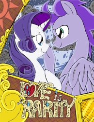 Size: 1600x2059 | Tagged: safe, artist:dashiepie, rarity, oc, oc:kydose, pony, unicorn, canon x oc, female, love is a rarity, male, shipping, straight