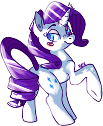 Size: 440x538 | Tagged: safe, artist:clockworkquartet, rarity, pony, unicorn, blushing, simple background, solo, transparent background