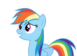 Size: 1051x759 | Tagged: safe, artist:missbeigepony, derpibooru import, rainbow dash, pegasus, pony, .svg available, simple background, smiling, solo, transparent background, vector