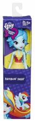 Size: 472x1600 | Tagged: safe, rainbow dash, equestria girls, lazy, molded hair, official, toy