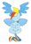 Size: 705x1000 | Tagged: safe, artist:akayuki, derpibooru import, rainbow dash, pegasus, pony, no face, simple background, sitting, solo, spread wings, white background, wonderbolts logo