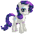 Size: 300x300 | Tagged: safe, artist:pix3m, rarity, pony, unicorn, pixel art, simple background, solo, transparent background