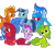 Size: 852x757 | Tagged: safe, artist:xgamergirl3, derpibooru import, edit, applejack, fluttershy, pinkie pie, rainbow dash, rarity, spike, twilight sparkle, dragon, earth pony, pegasus, pony, unicorn, flaky, handy, happy tree friends, mane seven, mane six, nutty, petunia (happy tree friends), sniffles (happy tree friends), splendid, this will end in pain, this will end in tears, this will end in tears and/or death, toothy
