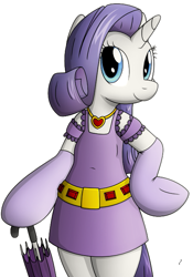 Size: 461x659 | Tagged: safe, artist:tg-0, rarity, anthro, clothes, dress, gloves, simple background, white background