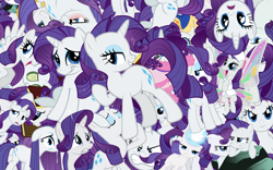 Size: 2560x1600 | Tagged: safe, artist:lightningbolt, elusive, rarity, pony, unicorn, so much pony, vector, wallpaper