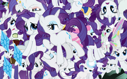 Size: 2560x1600 | Tagged: safe, elusive, rarity, pony, unicorn, cutie mark, so much pony, vector, wallpaper