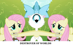 Size: 1178x742 | Tagged: safe, edit, edited screencap, screencap, fluttershy, cat, pegasus, pony, may the best pet win, hub logo, hubble, mirrored, mitsy, the hub, unitinu