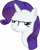 Size: 4500x5561 | Tagged: safe, artist:obtuselolcat, rarity, pony, unicorn, absurd resolution, simple background, transparent background, vector