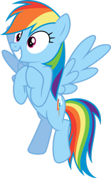 Size: 705x1132 | Tagged: safe, artist:powerpuncher, derpibooru import, rainbow dash, pegasus, pony, trade ya, .svg available, happy, simple background, solo, transparent background, vector