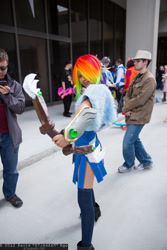 Size: 1365x2048 | Tagged: safe, rainbow dash, human, cosplay, irl, irl human, photo