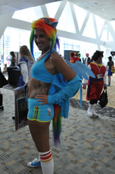 Size: 2848x4288 | Tagged: safe, rainbow dash, human, cosplay, irl, irl human, photo