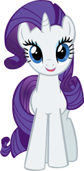 Size: 3054x6222 | Tagged: safe, artist:kittyhawk-contrail, part of a set, rarity, pony, unicorn, cute, female, happy, hugpony poses, looking at you, mare, open mouth, raribetes, simple background, transparent background, vector