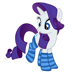 Size: 3000x3000 | Tagged: safe, artist:alexiy777, rarity, pony, unicorn, clothes, high res, simple background, socks, solo, striped socks, transparent background, vector