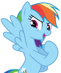 Size: 3001x3596 | Tagged: safe, artist:cloudyglow, derpibooru import, rainbow dash, pegasus, pony, trade ya, .ai available, female, mare, simple background, smiling, solo, transparent background, vector