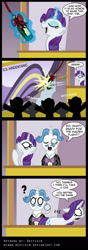 Size: 600x1705 | Tagged: safe, artist:niban-destikim, fancypants, rarity, pony, unicorn, sweet and elite, airship, champagne, comic, duck tales, hindenburg, monocle, this will not end well, titanic