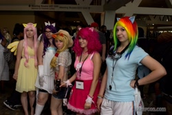 Size: 4056x2704 | Tagged: safe, derpibooru import, applejack, fluttershy, pinkie pie, rainbow dash, rarity, human, cosplay, irl, irl human, photo