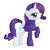 Size: 980x986 | Tagged: safe, artist:pony-spiz, rarity, pony, unicorn, clothes, looking at you, solo, sweater