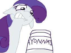 Size: 800x600 | Tagged: safe, artist:the weaver, rarity, pony, unicorn, female, innuendo, jar, magical unicorn mayonnaise, mare, mayonnaise, simple background, solo, sweat, visual innuendo, white background